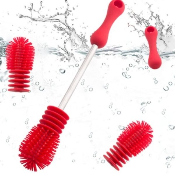 Multifunctional Silicone Bottle Brush